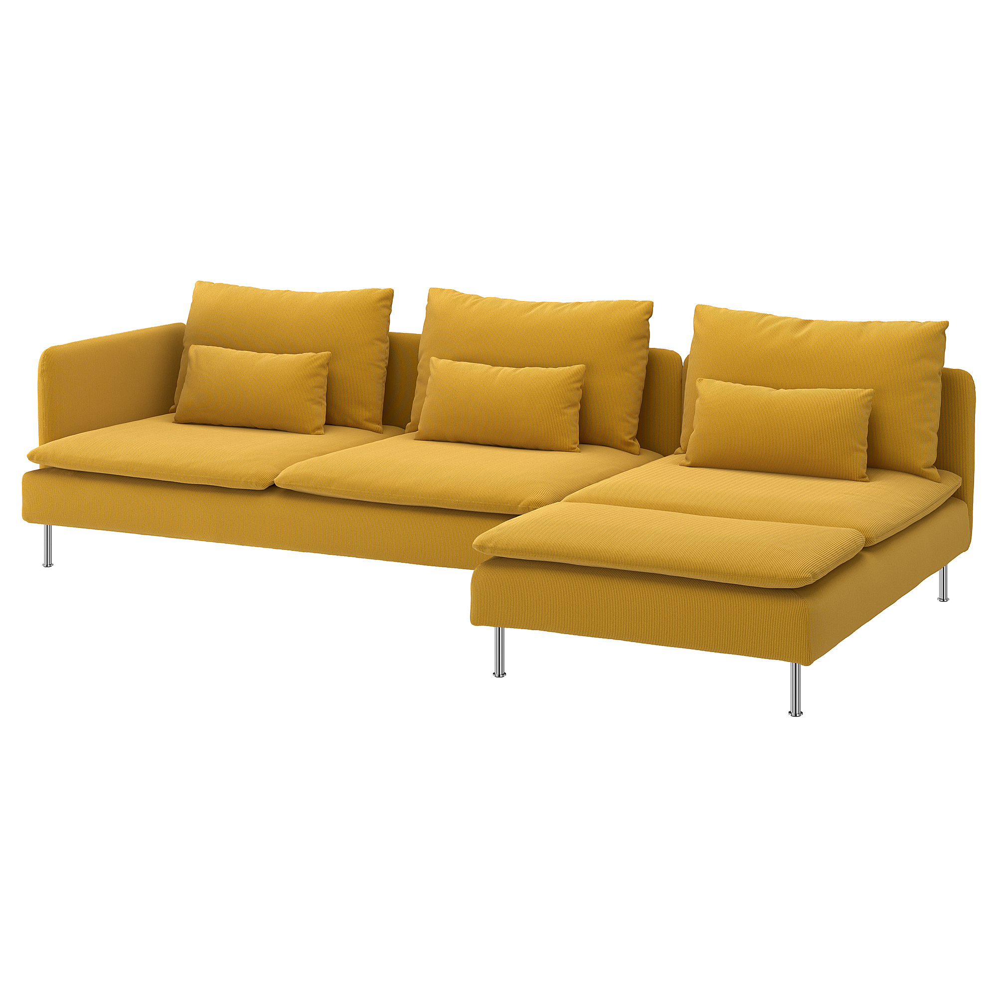 SÖDERHAMN 4-seat sofa with chaise longue