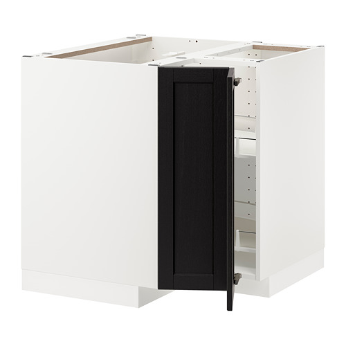 METOD corner base cabinet with carousel