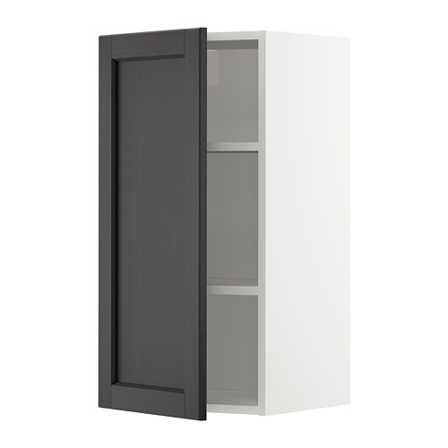 METOD wall cabinet with shelves