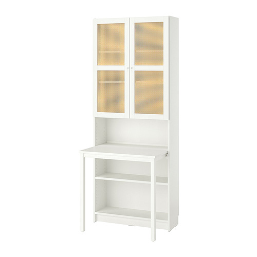 BILLY/HÖGADAL Bookcase with desk