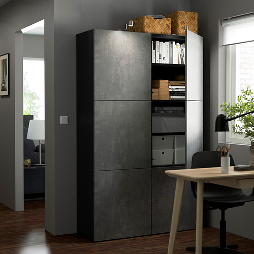 BESTÅ storage combination with doors