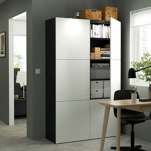 BESTÅ storage combination with doors