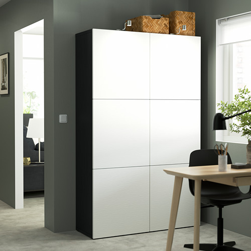 BESTÅ storage combination with doors