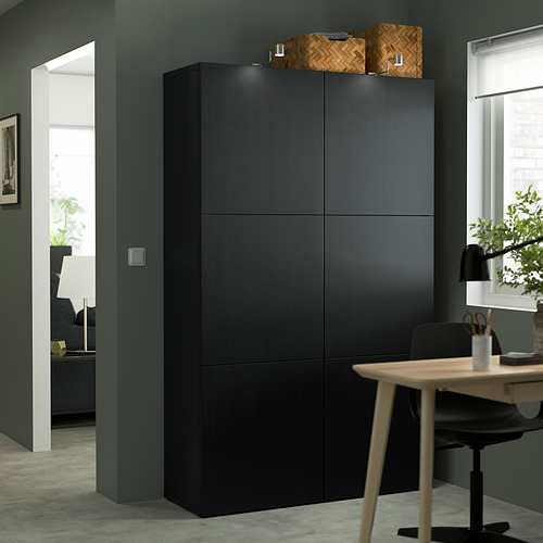 BESTÅ storage combination with doors
