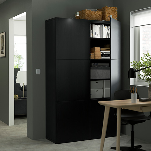 BESTÅ storage combination with doors