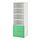 PLATSA/SMÅSTAD - 書架, 白色 綠色/附2個抽屜 | IKEA 香港及澳門 - PE865965_S1