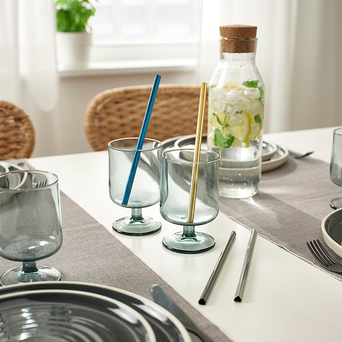 LUFTTÄT drinking straws/cleanbrush set of 5