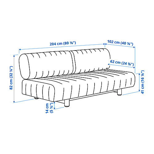 IKEA PS 2026 三座位梳化床