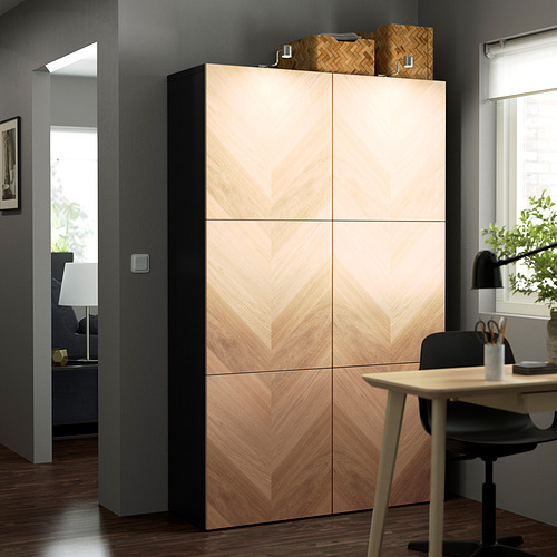 BESTÅ storage combination with doors