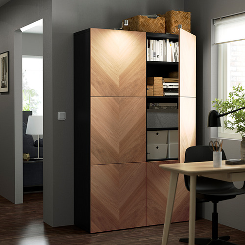 BESTÅ storage combination with doors
