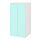 PLATSA/SMÅSTAD - 衣櫃, 白色 淺湖水綠色/三層層架 | IKEA 香港及澳門 - PE866013_S1