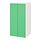 PLATSA/SMÅSTAD - 衣櫃, 白色 綠色/三層層架 | IKEA 香港及澳門 - PE866023_S1