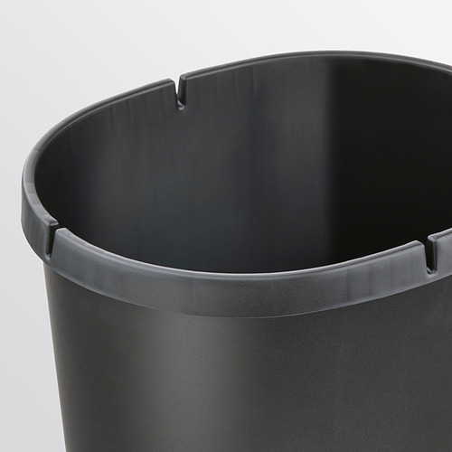 HÖLASS bin with lid