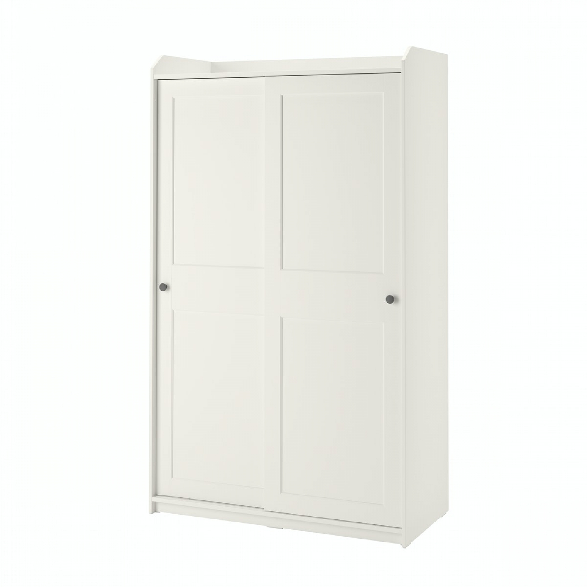 HAUGA wardrobe with sliding doors, white IKEA Hong Kong and Macau