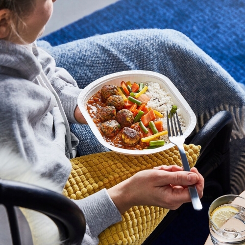 LÄTTLAGAT vegetable balls with rice