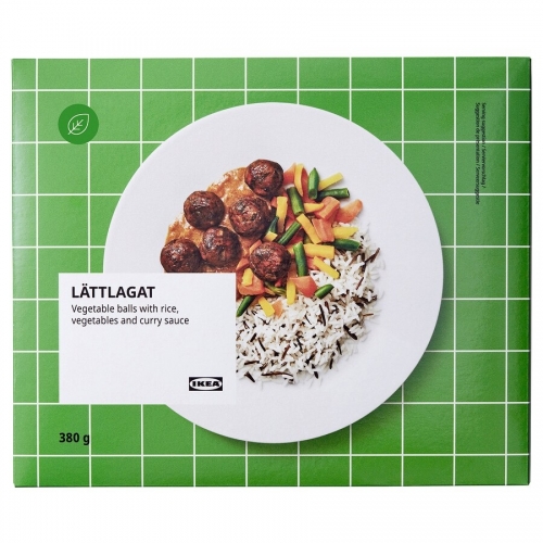 LÄTTLAGAT vegetable balls with rice