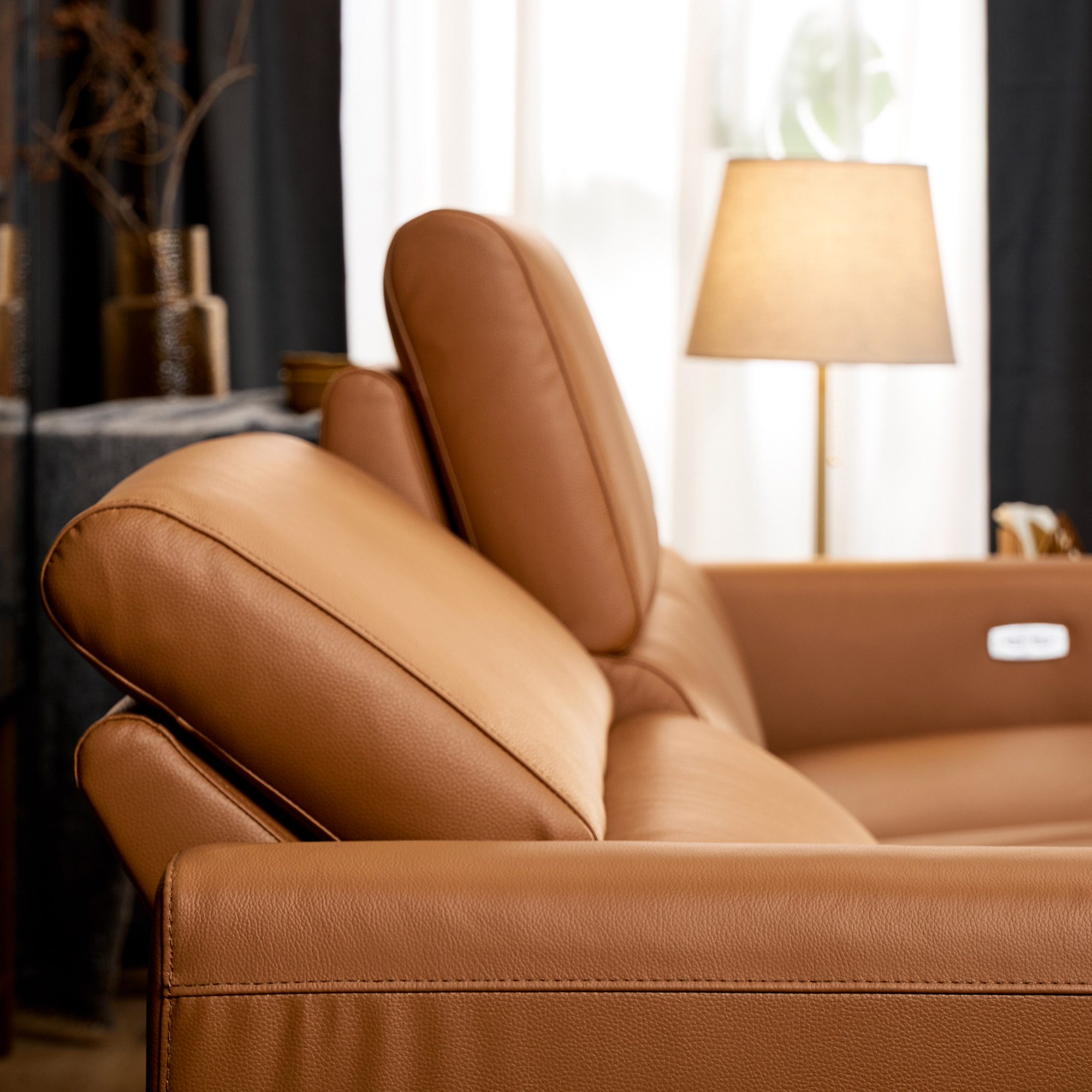 RULLERUM 2-seat sofa with electric recliner