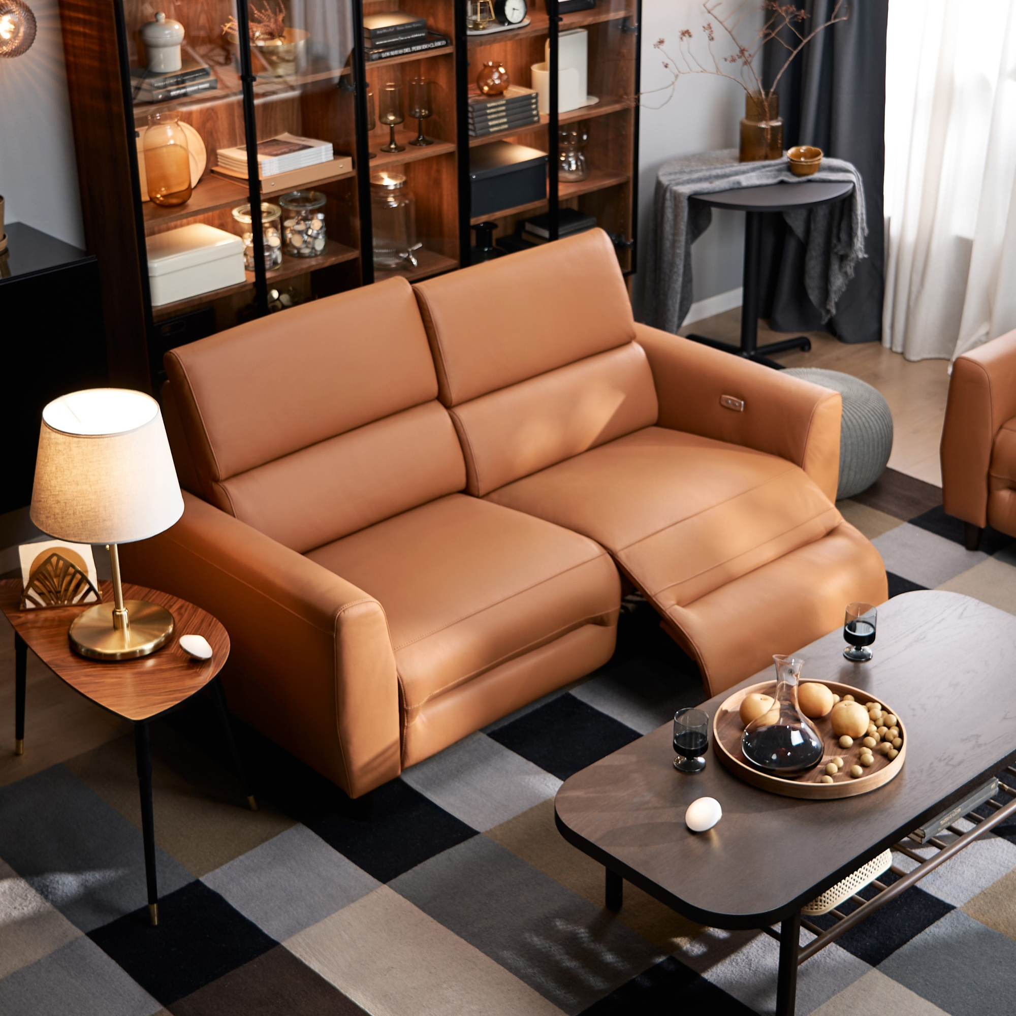 RULLERUM 2-seat sofa with electric recliner