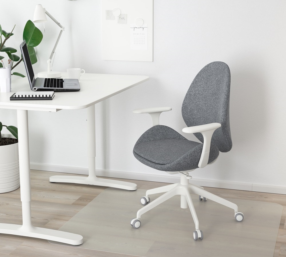 desks and chairs