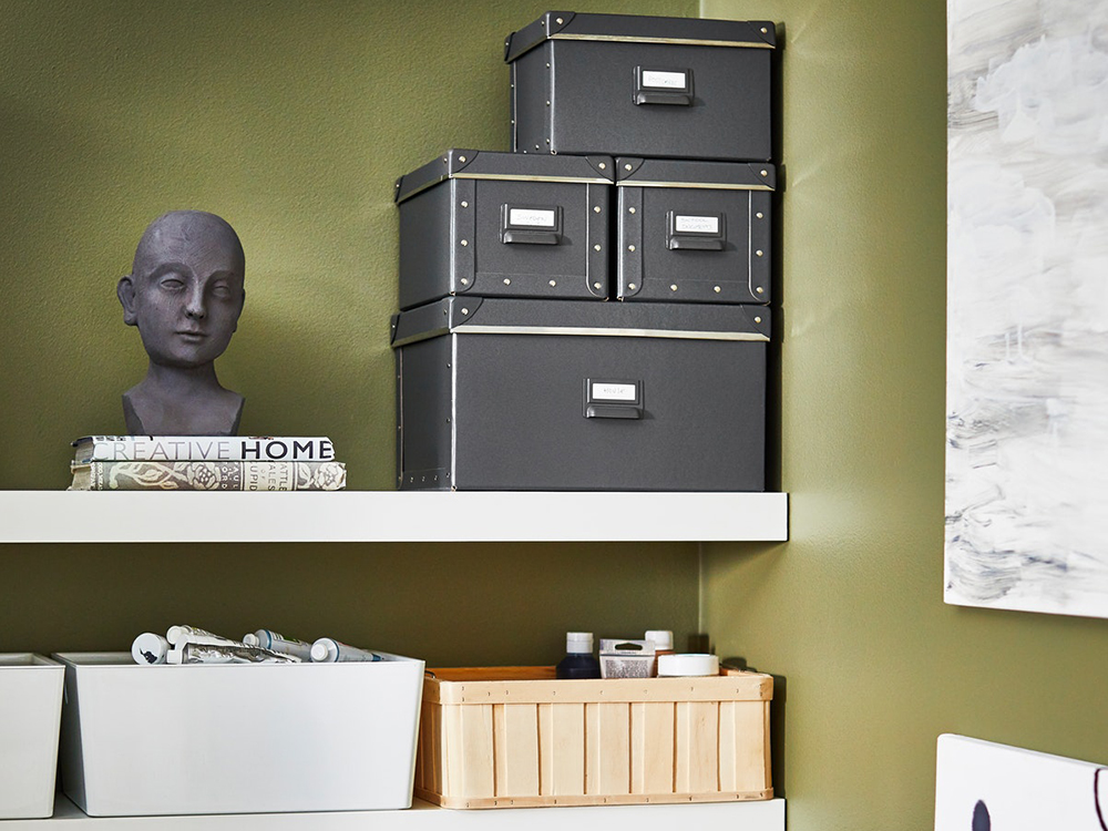 boxes and storage