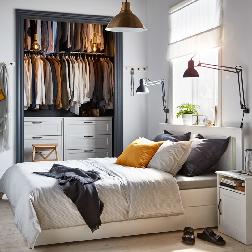 Tasteful Stylish And Storage Friendly This Bedroom Has It