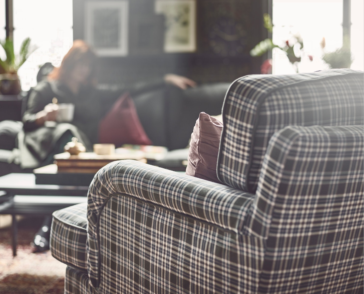 Plaid sofa ikea online