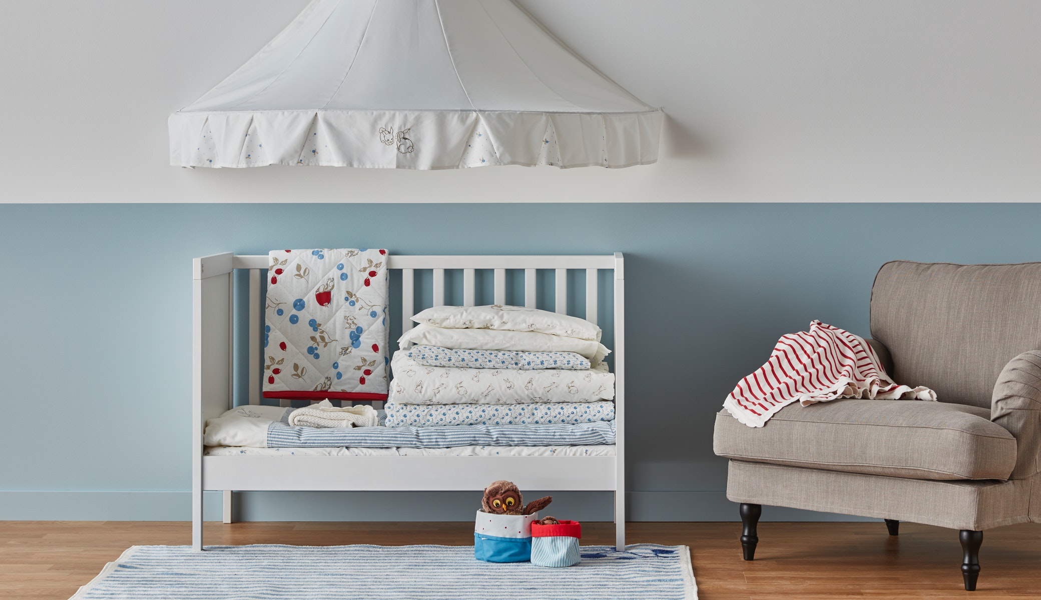 ikea nursery bedding