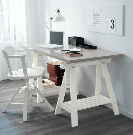 desks and chairs
