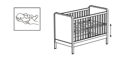 ALSKVARD cot birch white 60x120 cm IKEA Hong Kong and Macau