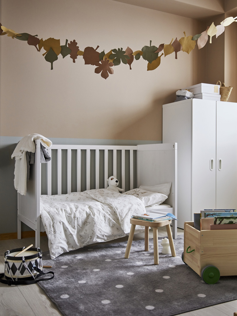 ikea baby cot size