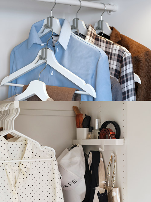 Hangers, IKEA Bedroom Storage Solutions