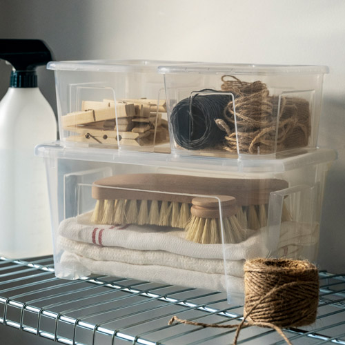 plastic storage box, IKEA Smart Storage