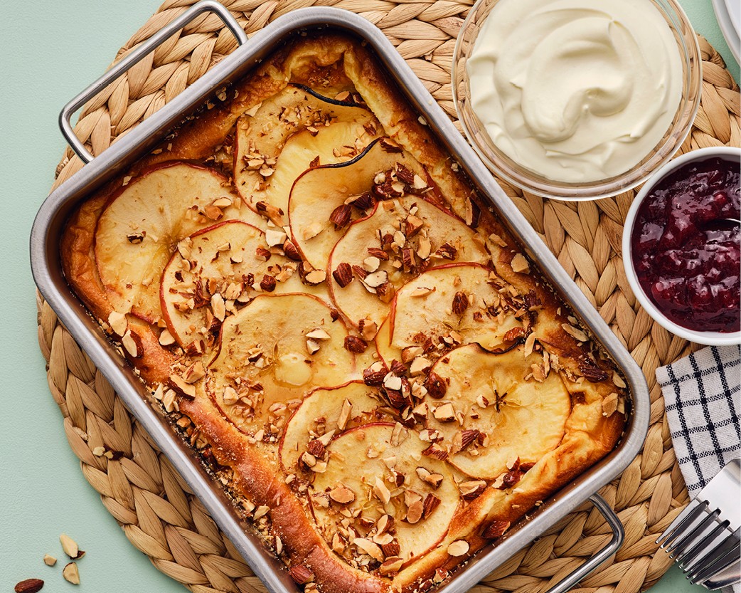 蘋果杏仁焗班戟