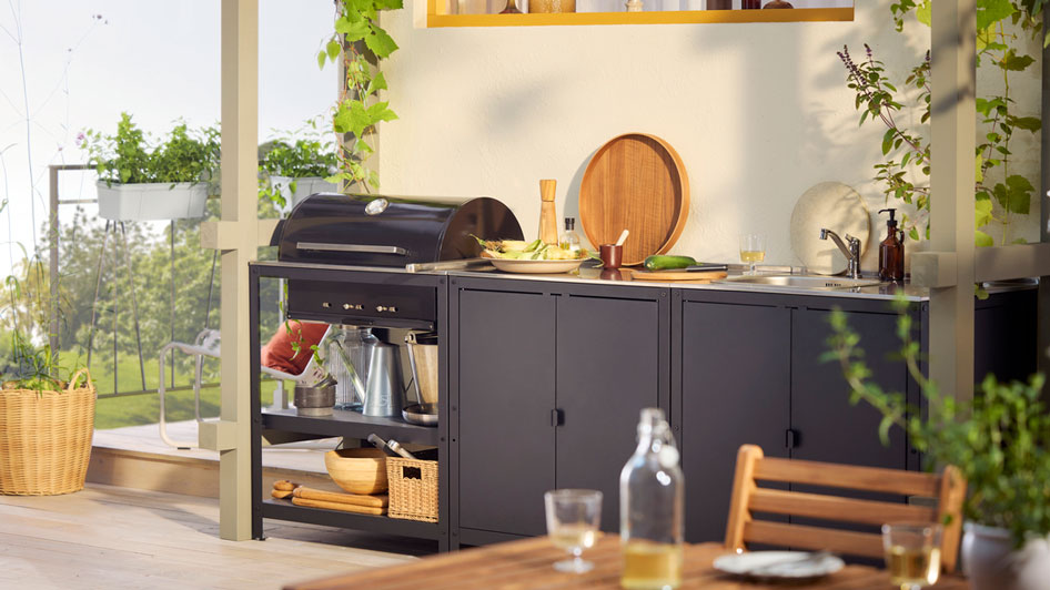 Outdoor kitchen designs for small, medium and large spaces