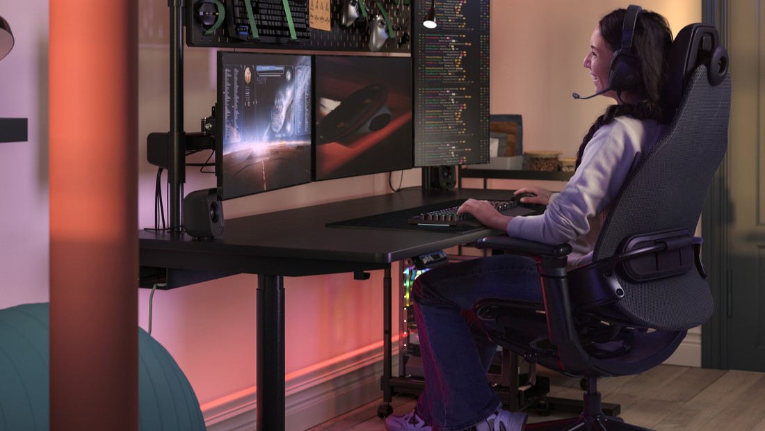 Big gaming energy - the perfect home base for a social gamer