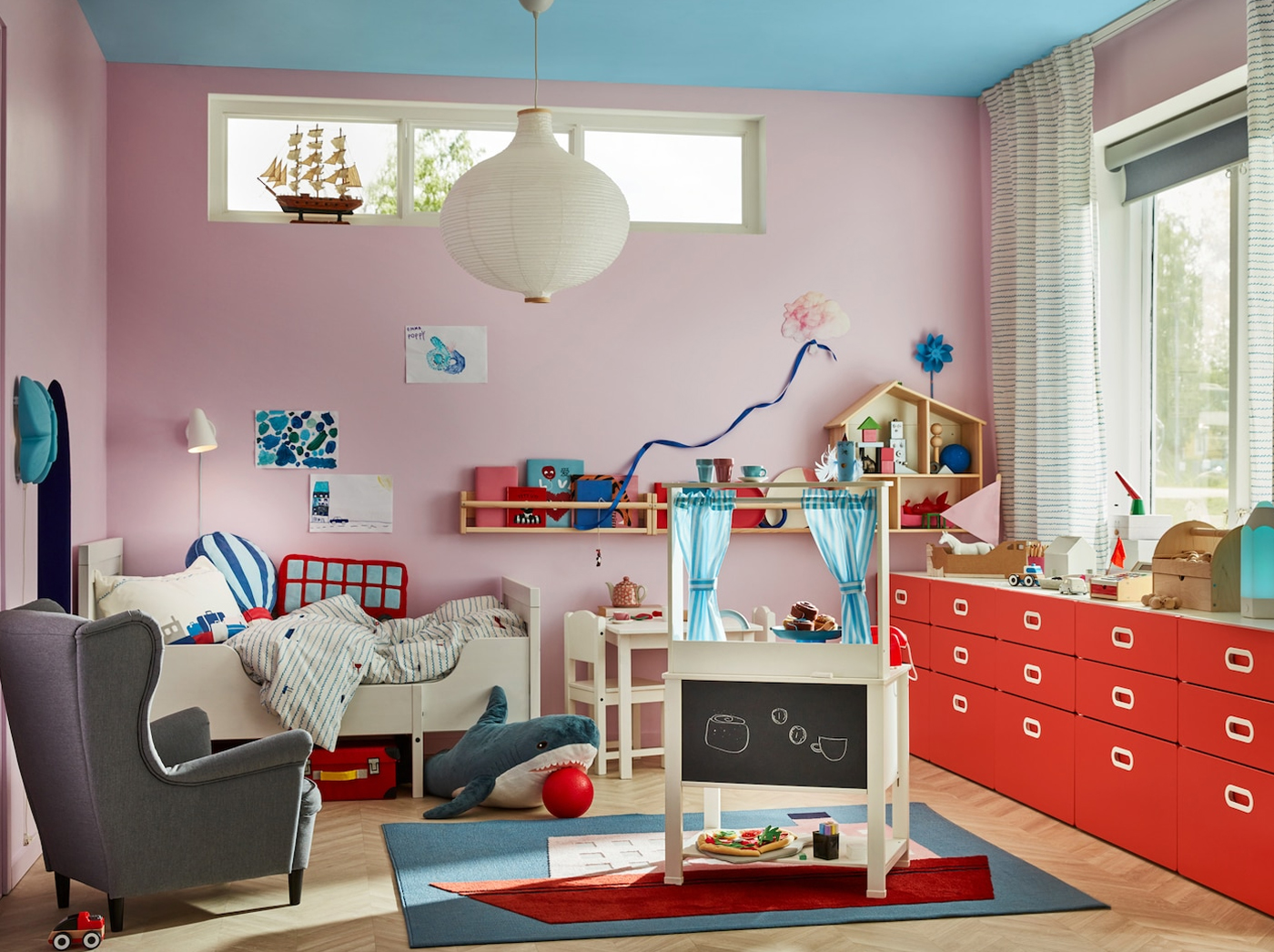 small sofa for children's playroom