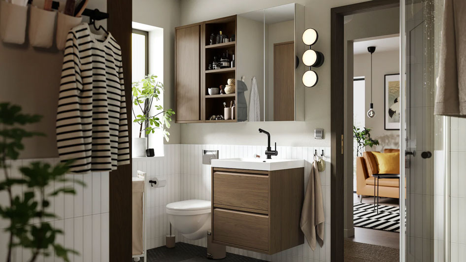 兼顧品味和實際需要的簡約都市浴室