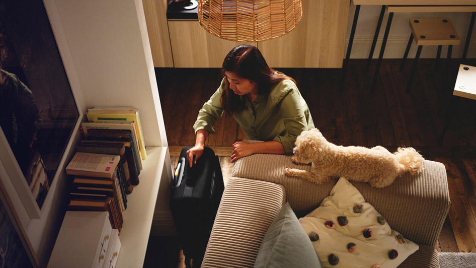 Now you see it, now you don’t: smart storage in a small home