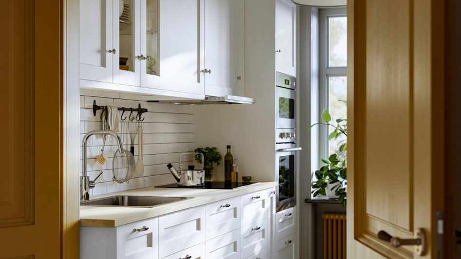 How do I make a small kitchen look bigger