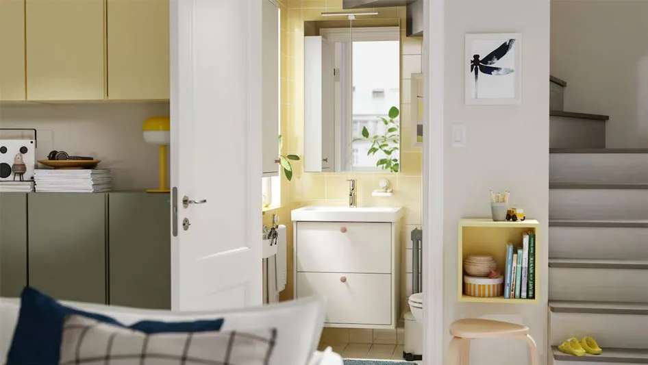 有趣又整齊的浴室