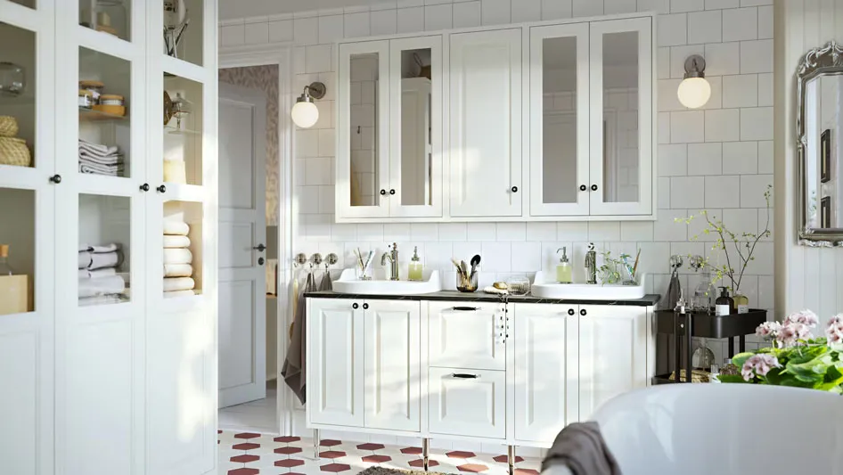 致敬傳統風格的典雅手工感浴室