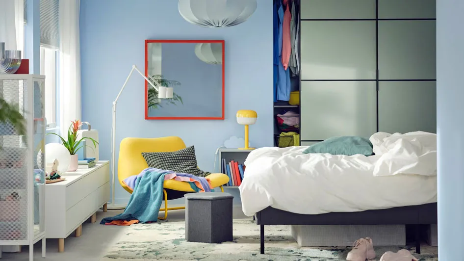 A colourful bedroom haven for nights of better sleep
