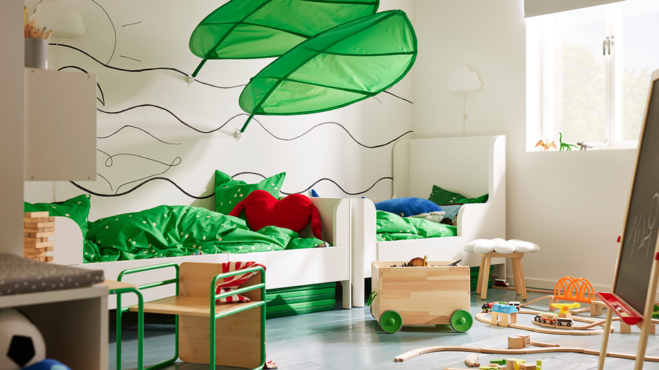 為充滿創意的孩子打造有趣的睡房！