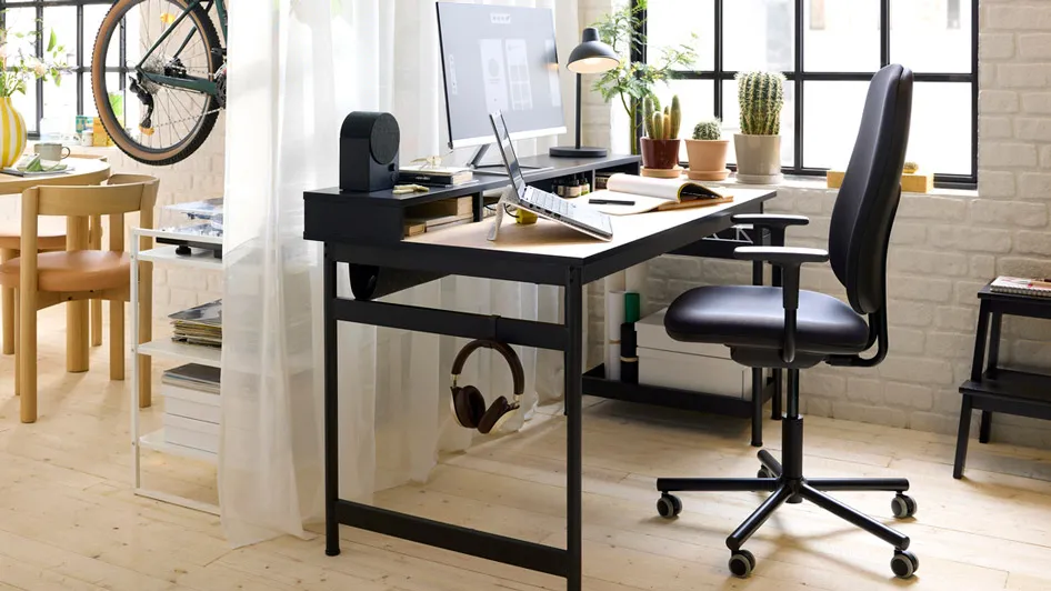 A WFH setup that doesn’t get in the way of living