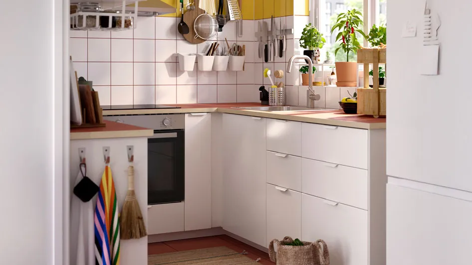 Small studio apartment kitchen that blends functionality with tranquility